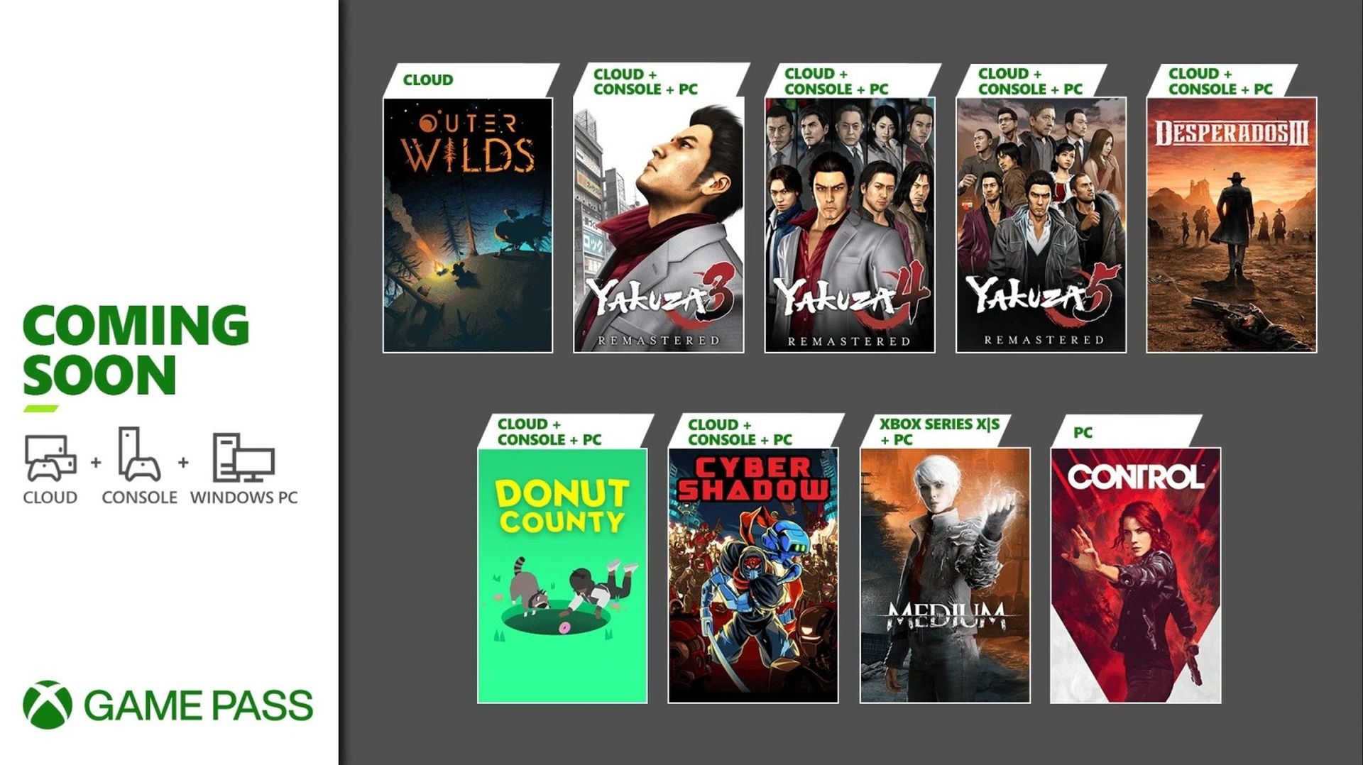 Xbox Game Pass January 2021 Wave 2