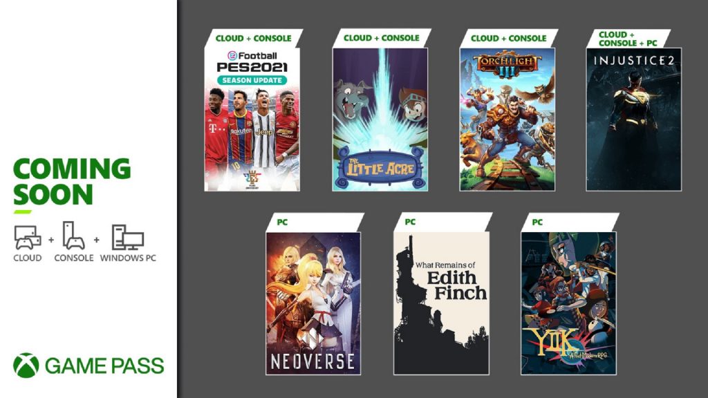 Xbox Game Pass January 2021