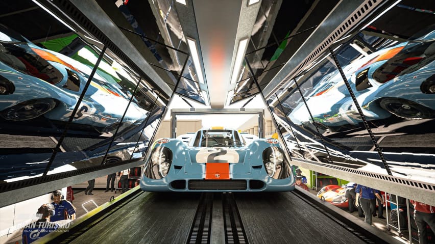 ग्रॅन टुरिस्मो 7 मधील एक आकर्षक रेट्रो कार