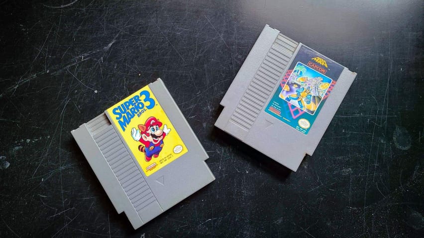 Ett par NES-patroner, en av de nyaste samlarföremålen som säljs på Heritage Auctions.