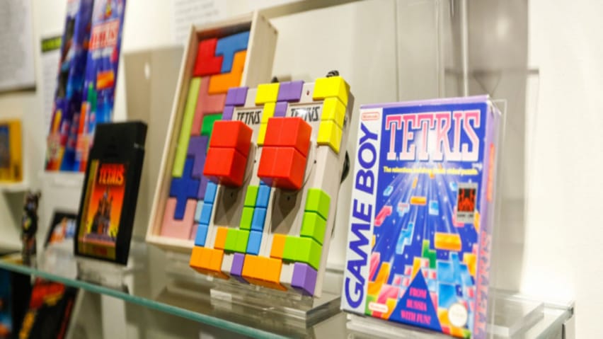 Tetris og annað til sýnis í Strong National Museum of Play