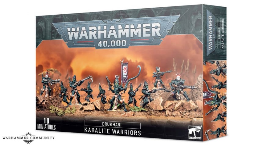 Warhammer 40K Drukhari kate
