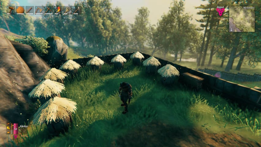 Valheim bee hives screenshot