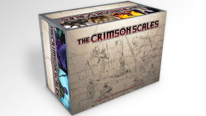 Gloomhaven Ang Crimson Scales Custom Campaign Box Art