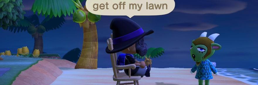 Animal Crossing New Horizons Get Off My Lawn
