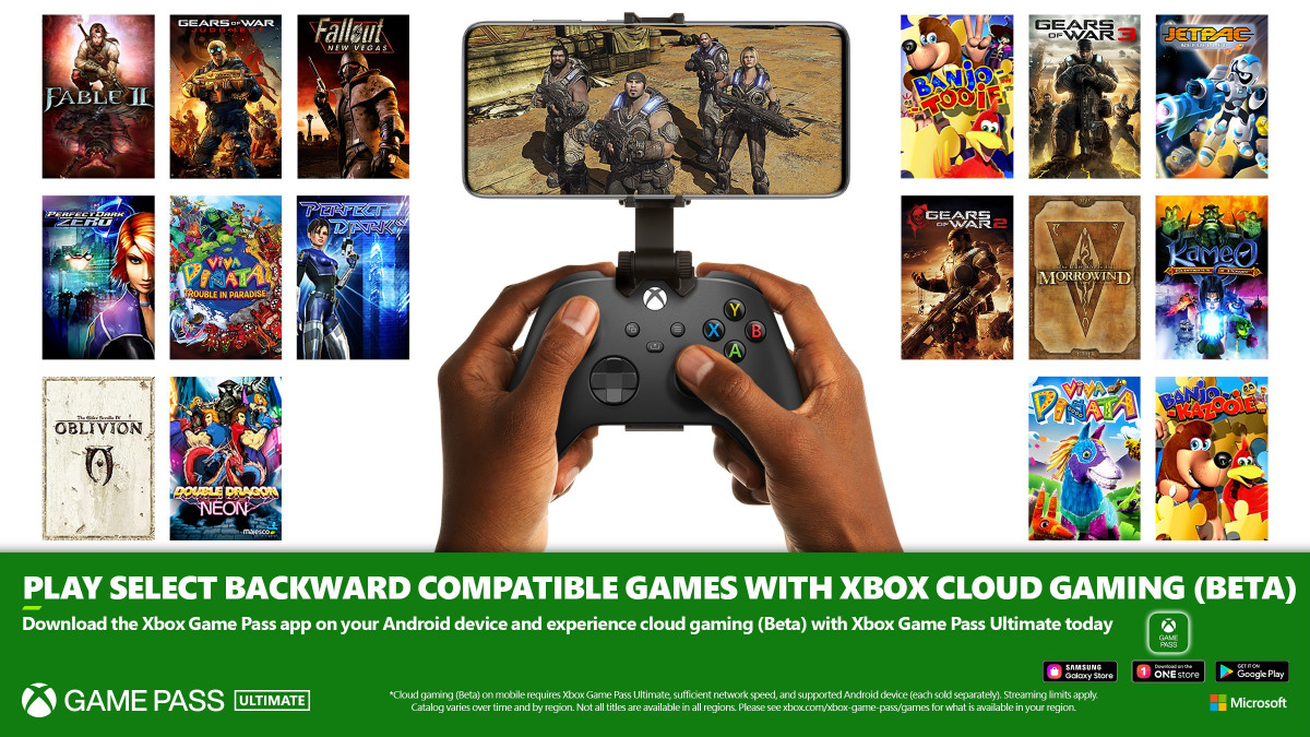 Xbox Cloud Gaming, Geriye Dönük Uyumluluk Desteği Ekliyor