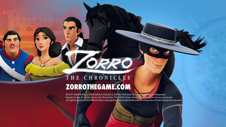 Zorro: The Chronicles မှ ကြေငြာခဲ့သည်။