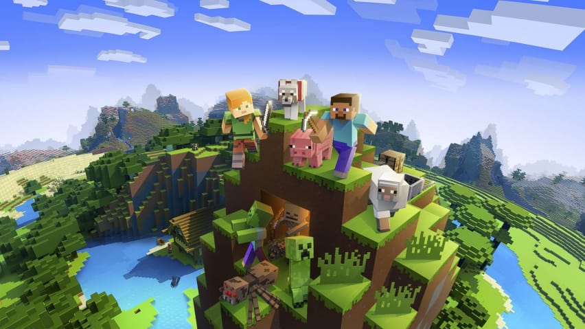 Minecraft үчүн жарнамалык кадр