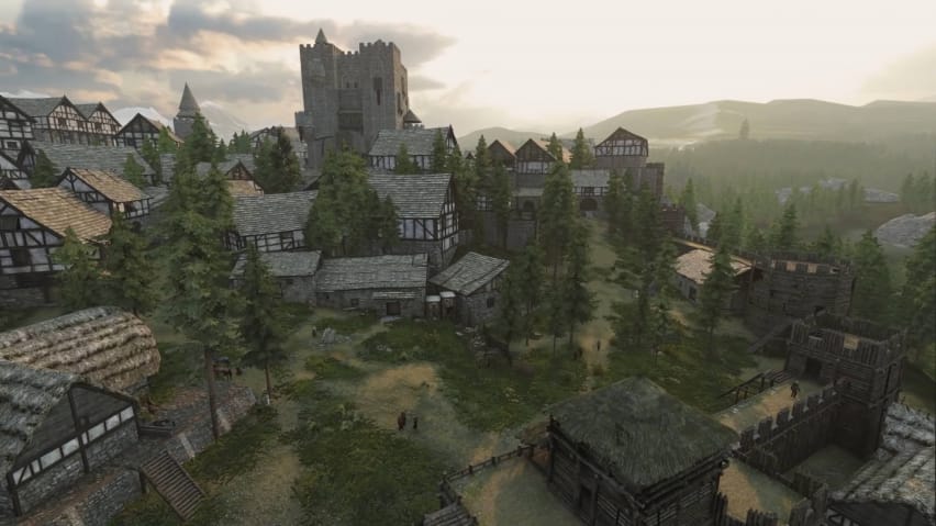 Mount and Blade Bannerlord 2 Castle σε απόσταση