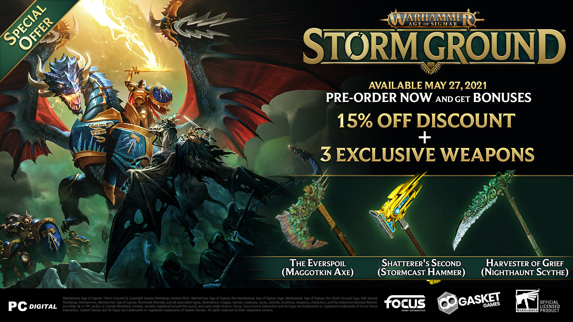Warhammer Age of Sigmar: Storm Ground запускається