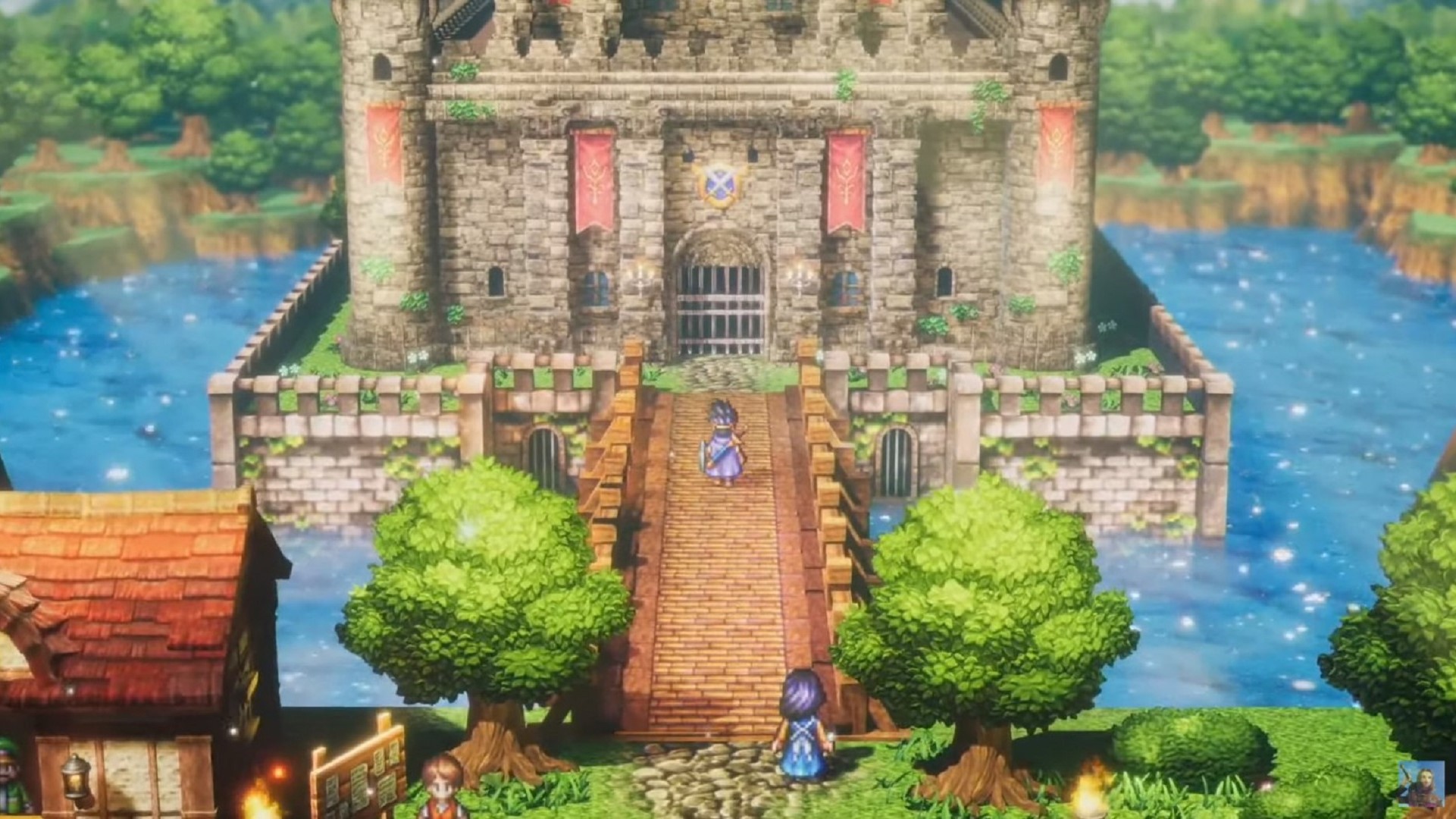 Imatge de remake en 3D d'Hd de Dragon Quest 2