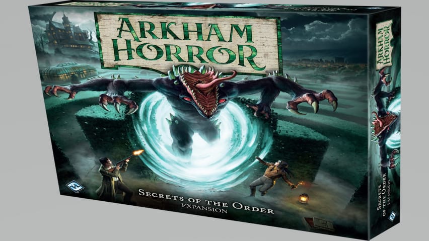 Arkham Horror Secrets of Order үчүн кутуча искусствосу