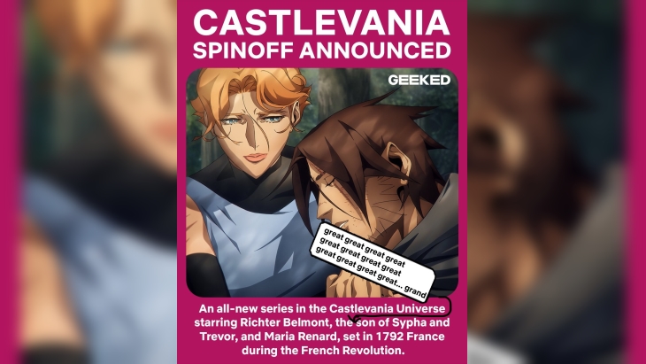 Castlevania spin-off Netflix Richter Belmont