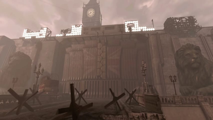 Një foto e Big Big nga traileri i Fallout: London.