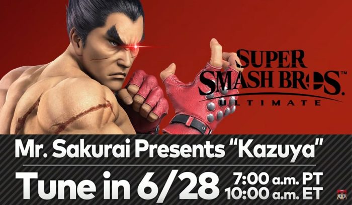 Kazuya Mishima SMash Bros Ultimate танилцуулах өдөр