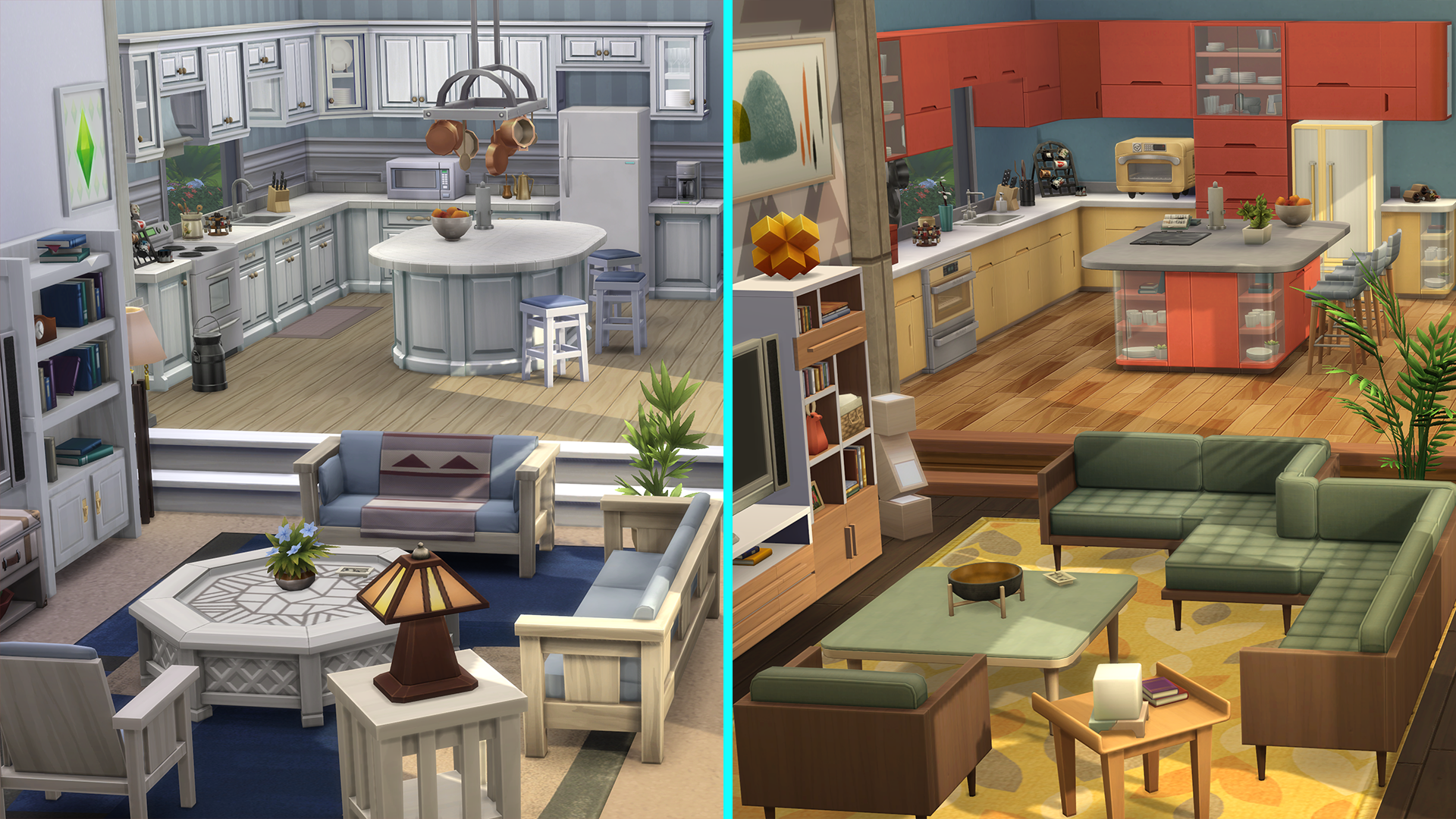 Sims 4 Dream Home Decorator មុនក្រោយ