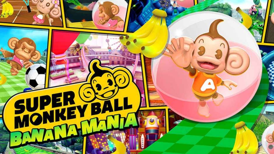 Arte de portada de Super Monkey Ball Banana Mania