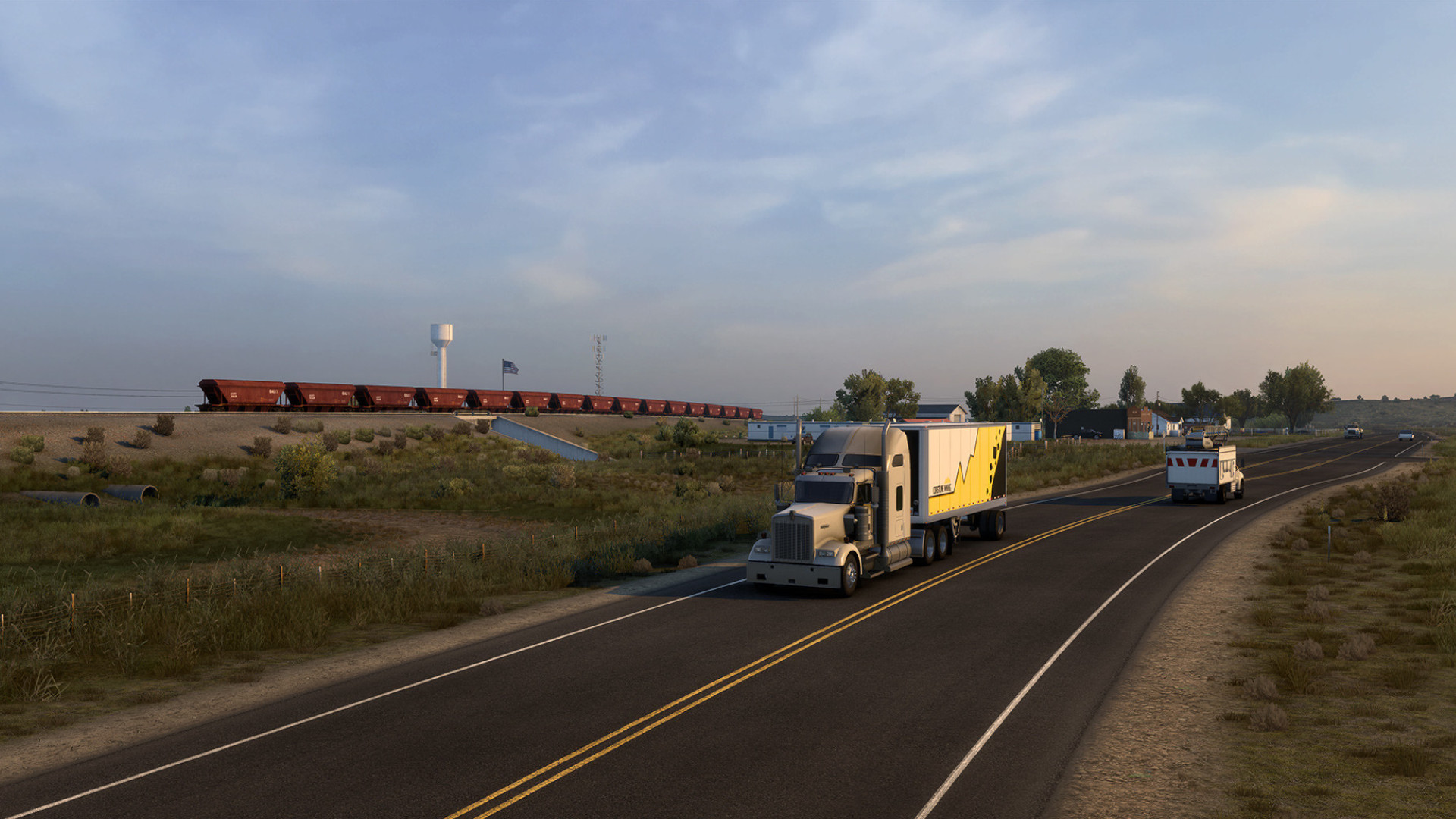 Amerikos sunkvežimių simuliatoriaus Vajomingo žaidimo eiga
