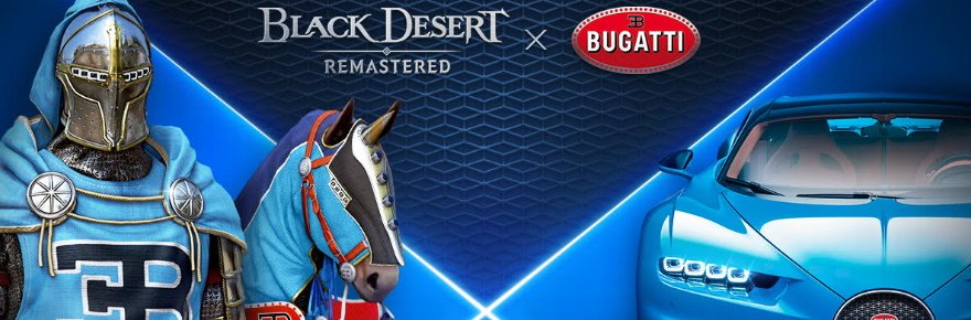 Black Desert Ser Chiron av Bugatti
