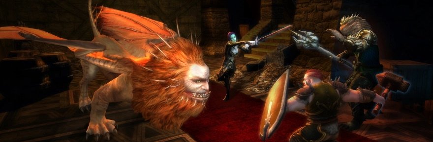 Dungeon And Dragons Online Manticore Fight
