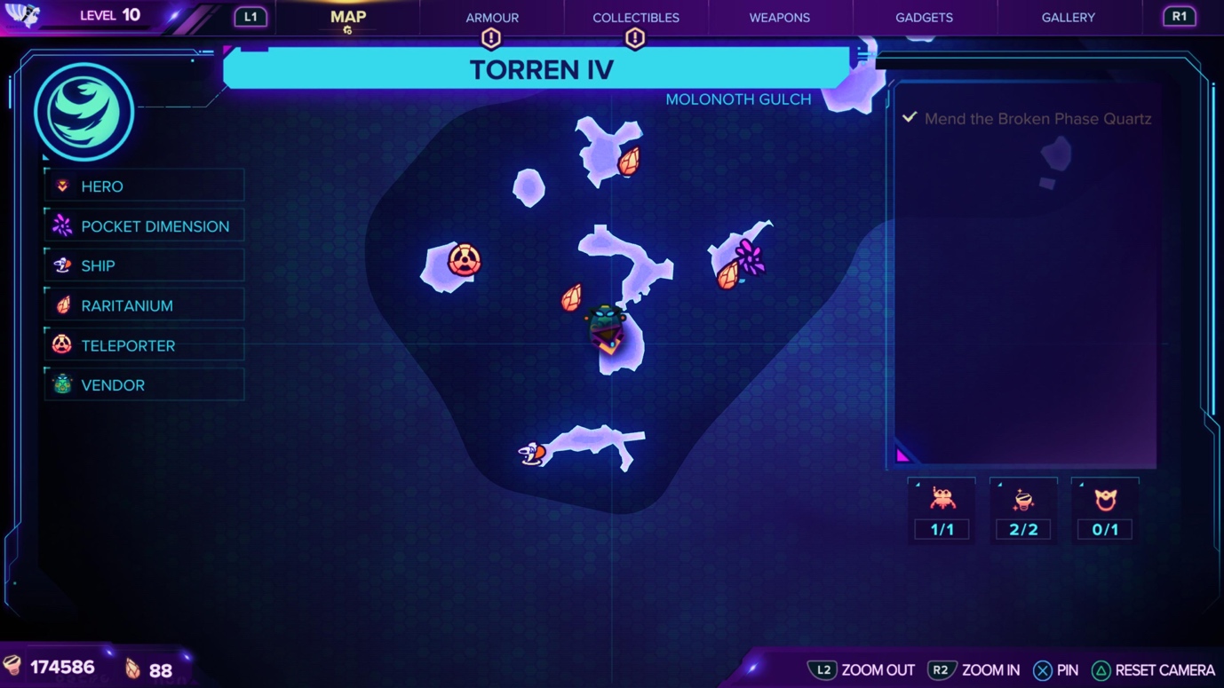 Ratchet & Clank: Rift Apart Torren IV Mapa a umiestnenie Craiggerbear