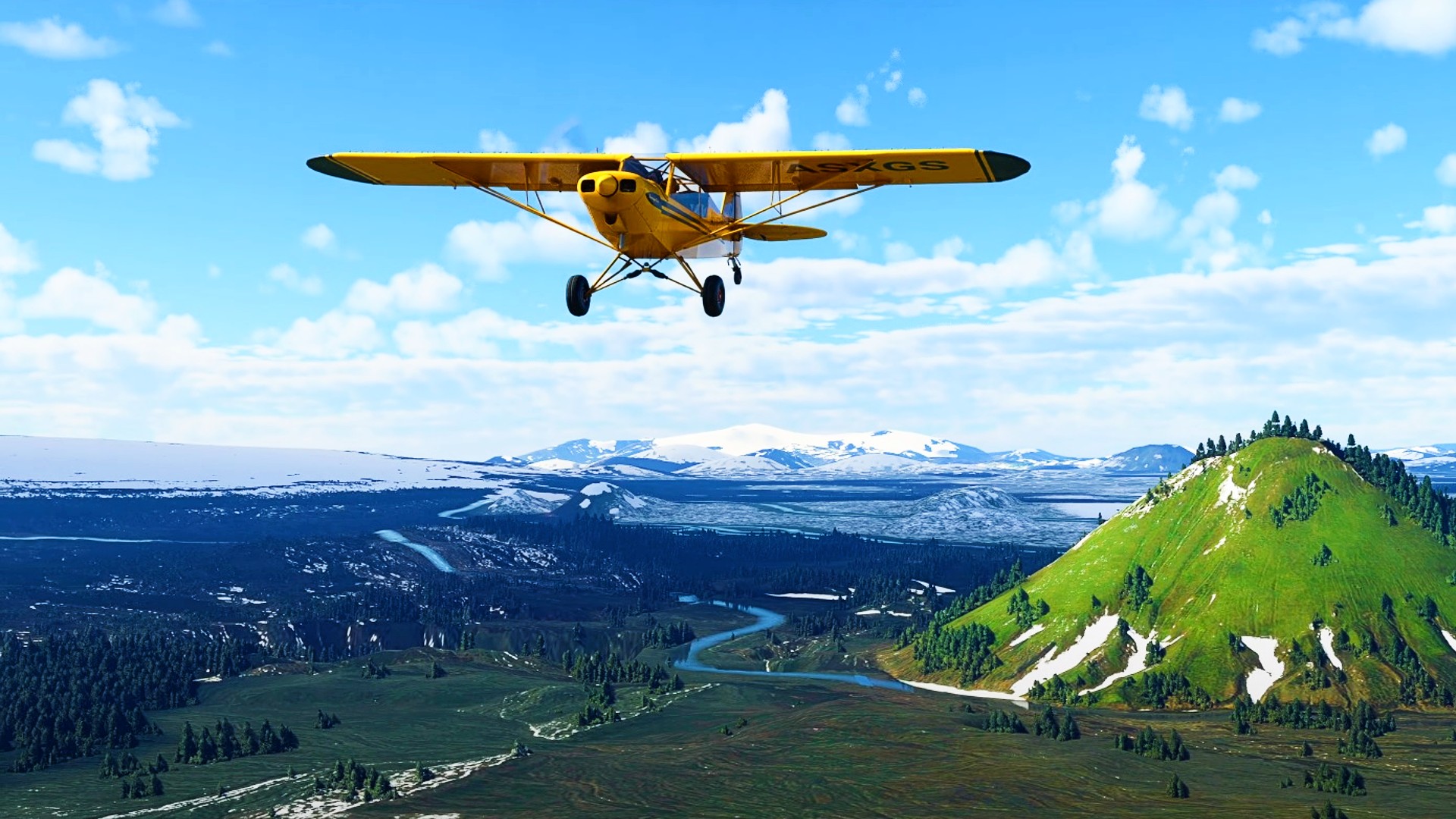 Nordijska svetovna posodobitev Microsoft Flight Simulatorja je videti osupljiva
