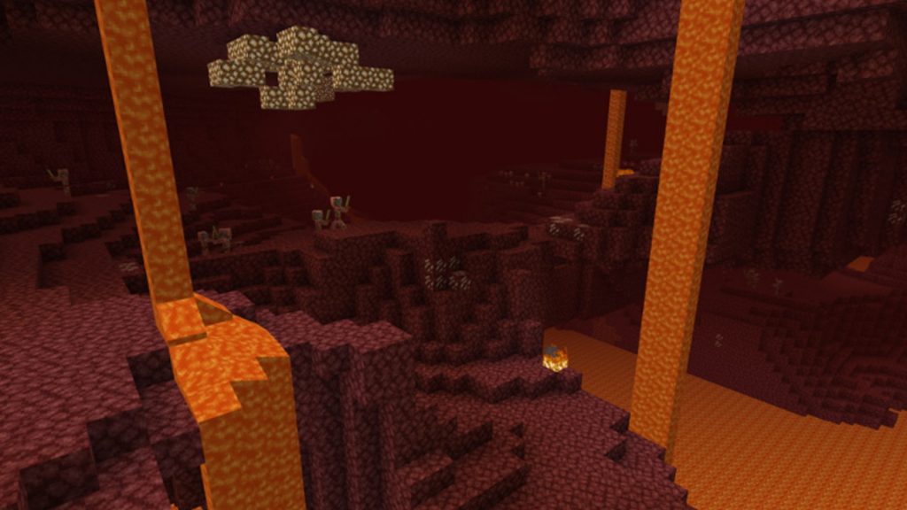 Minecraft Nether Portal Lava