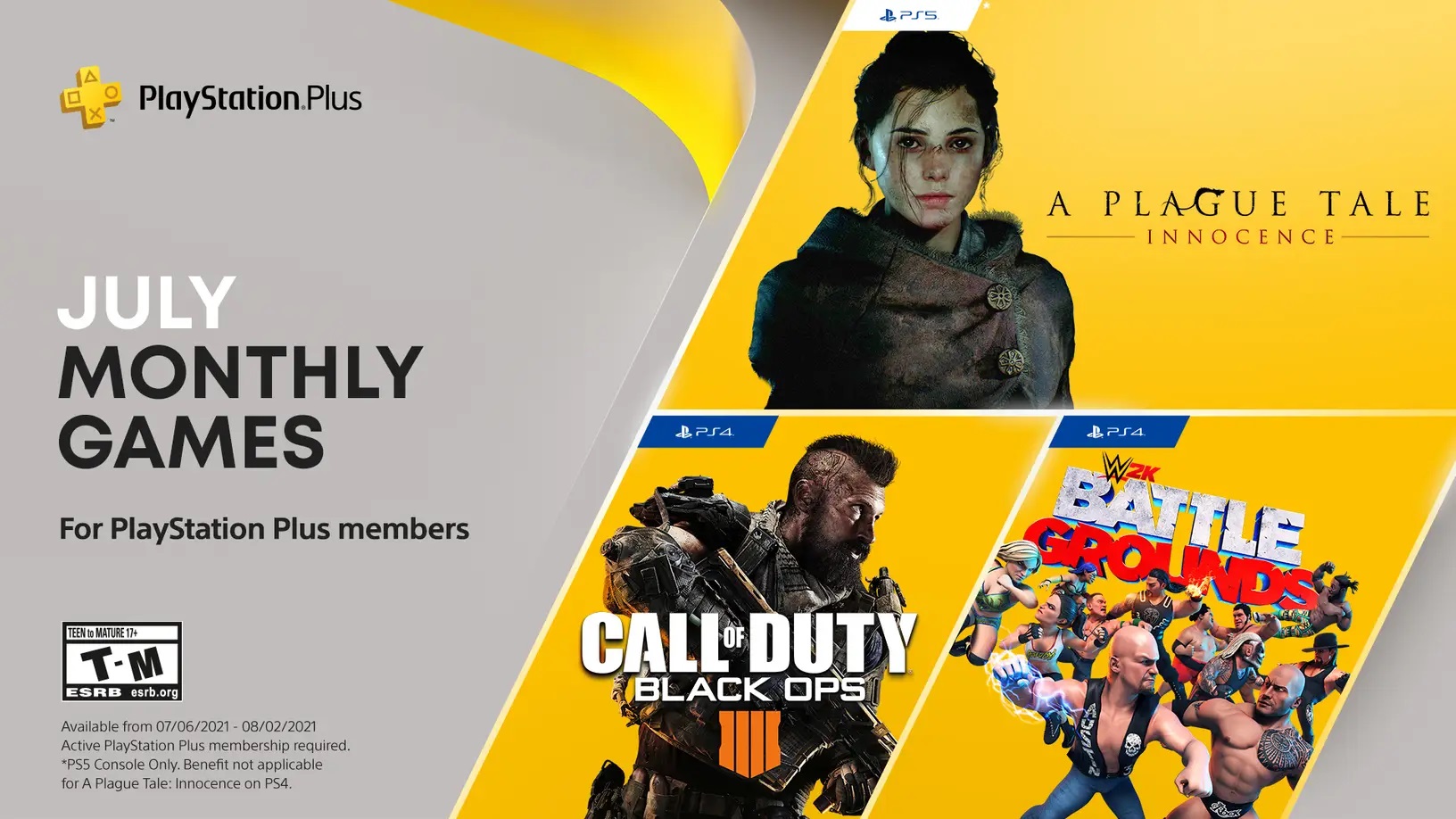 PlayStation Plus for July 2021