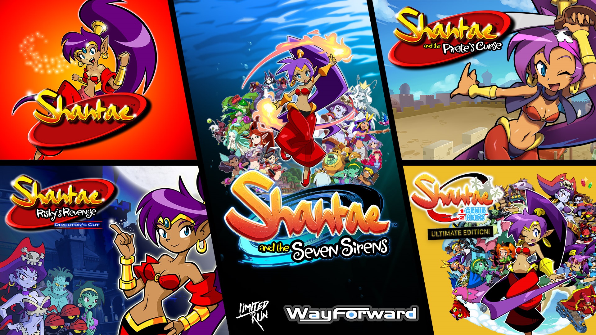 Lipapali tsa Shantae 1-5 li tla ho PS5