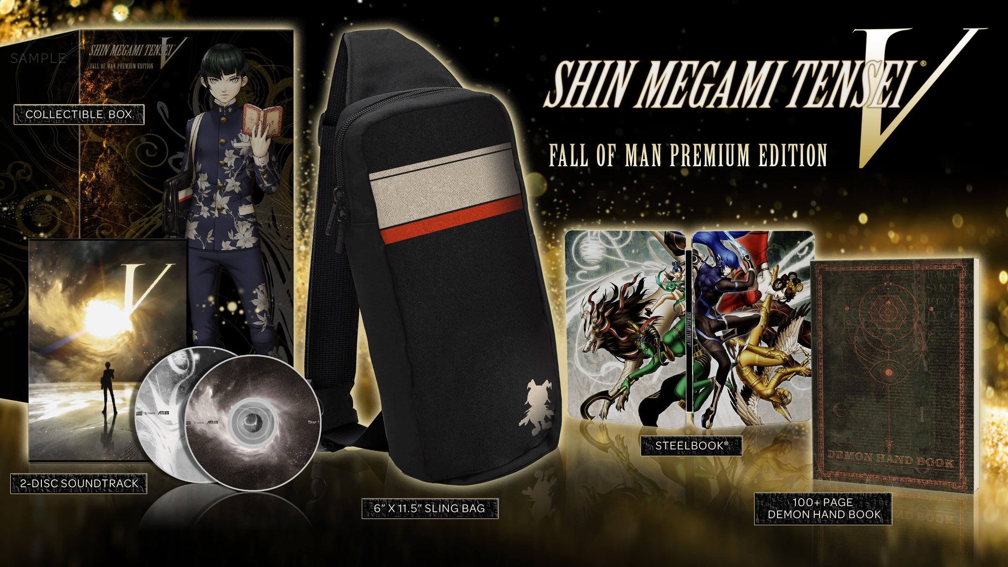 Shin Megami Tensei V SteelBook и Fall of Man Editions