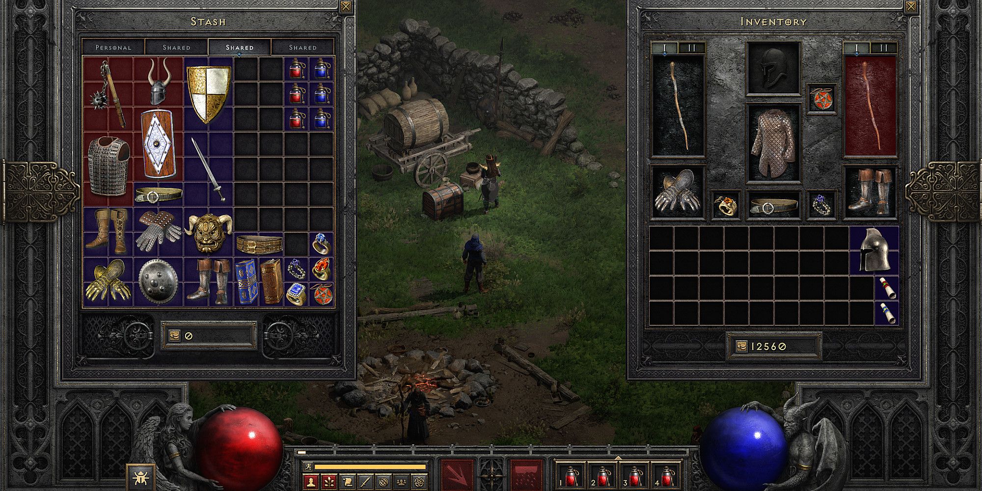 Diablo 2 Resurrected Inventory