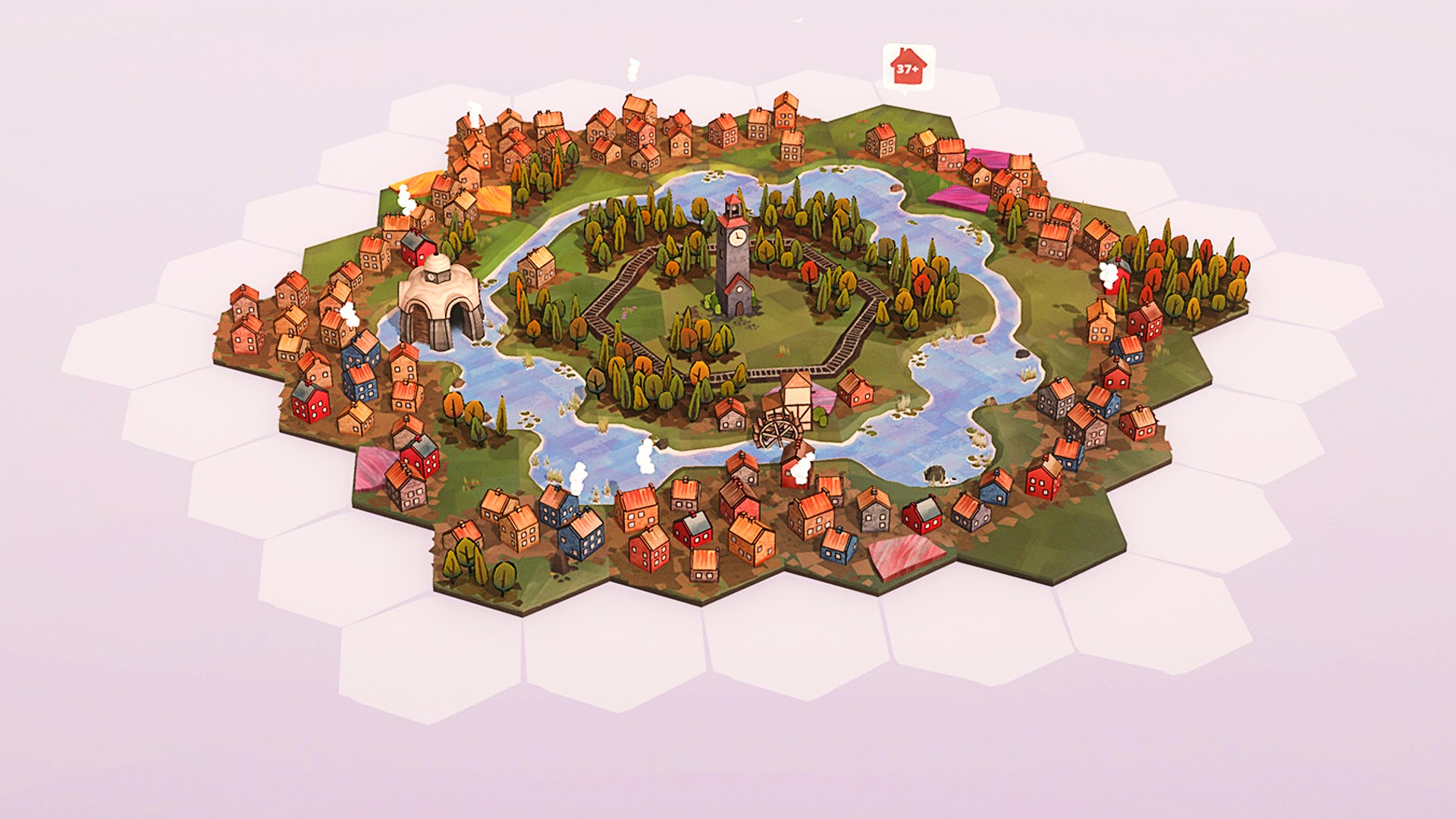 Chill city-building game Dorfromantik’s 1.0 gets delayed, but here’s a packed roadmap