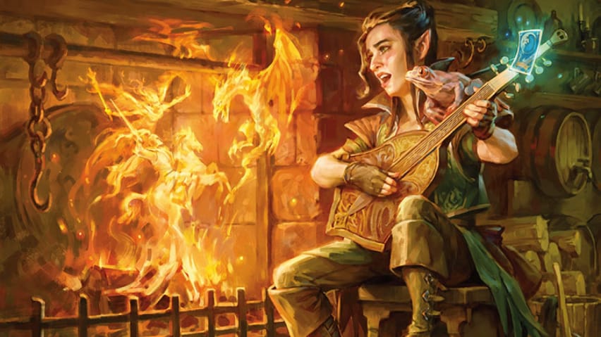Иллюстрация из приключения In Scarlet Flames для Dungeons and Dragons