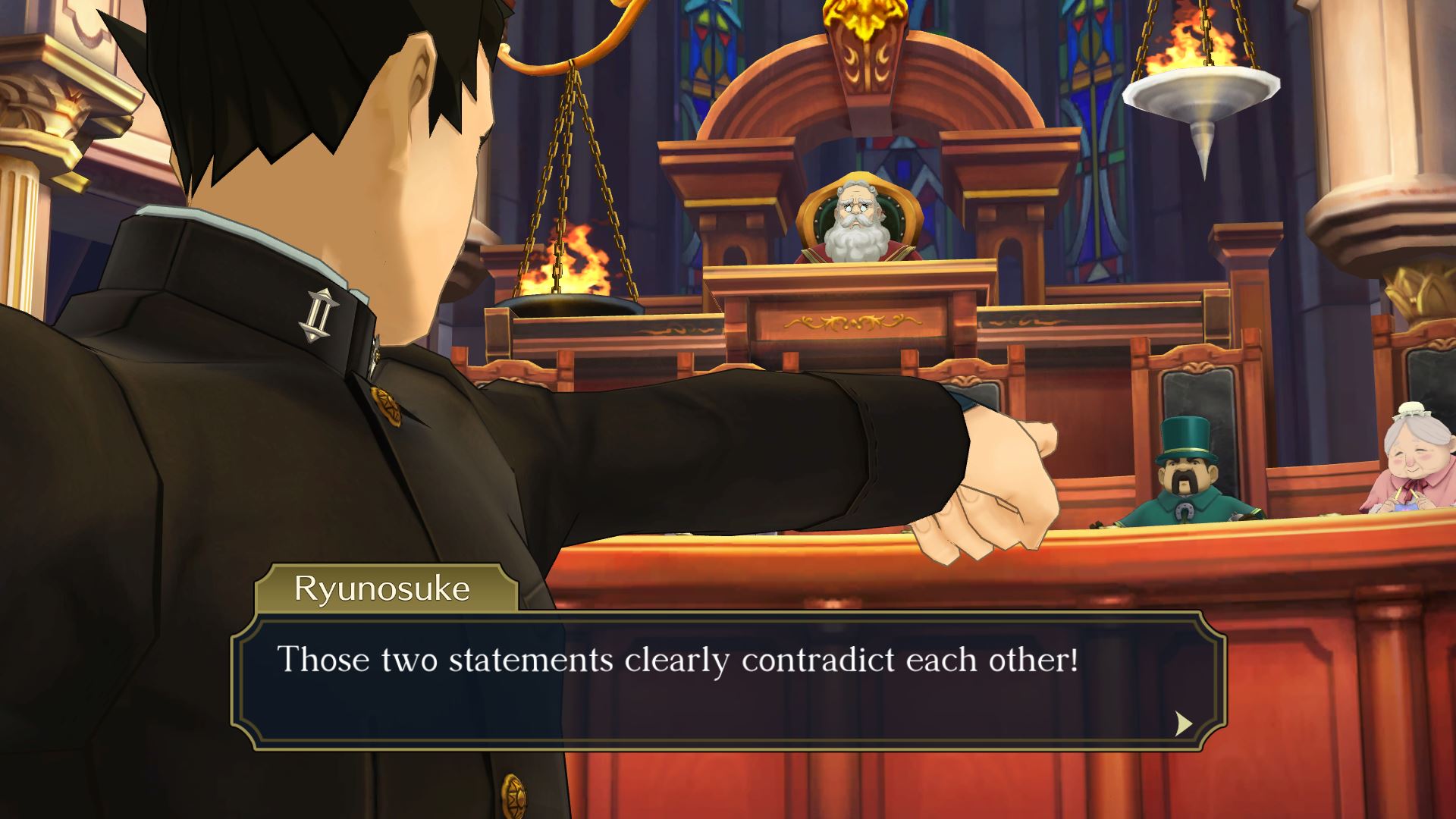 Great Ace Attorney Chronicles Courtroom