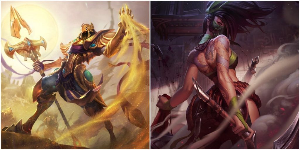 League Of Legends Hardest Champions To Play Collage Azir And Akali