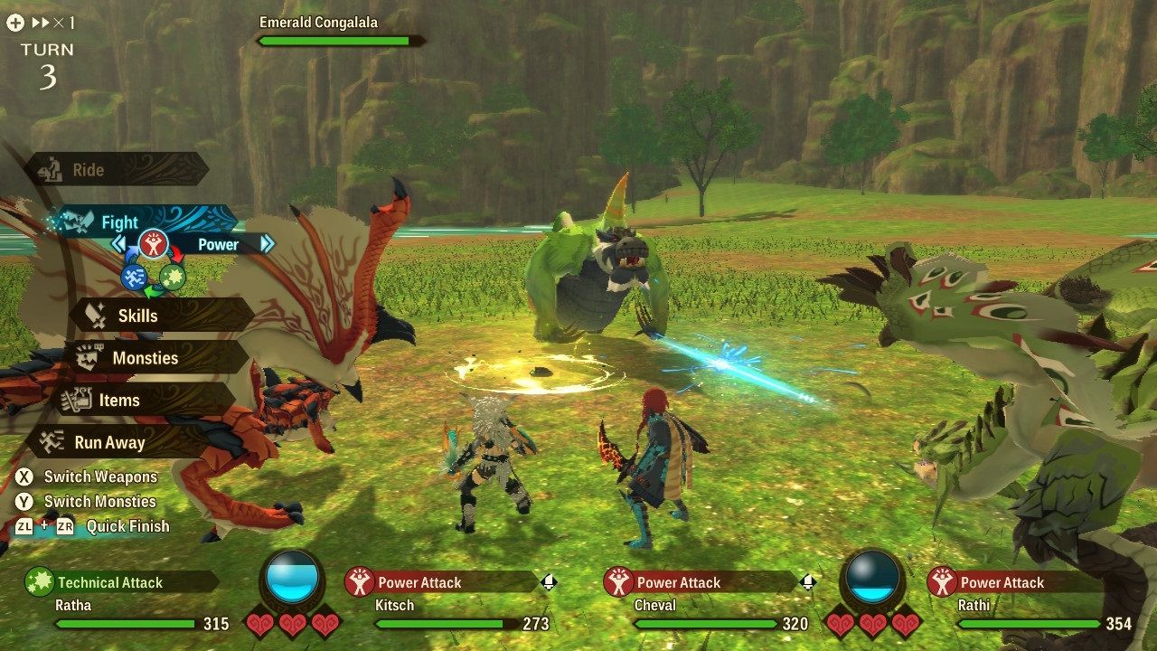 Monster Hunter Stories 2 Wings Of Ruin Using A Shock Trap In Battle