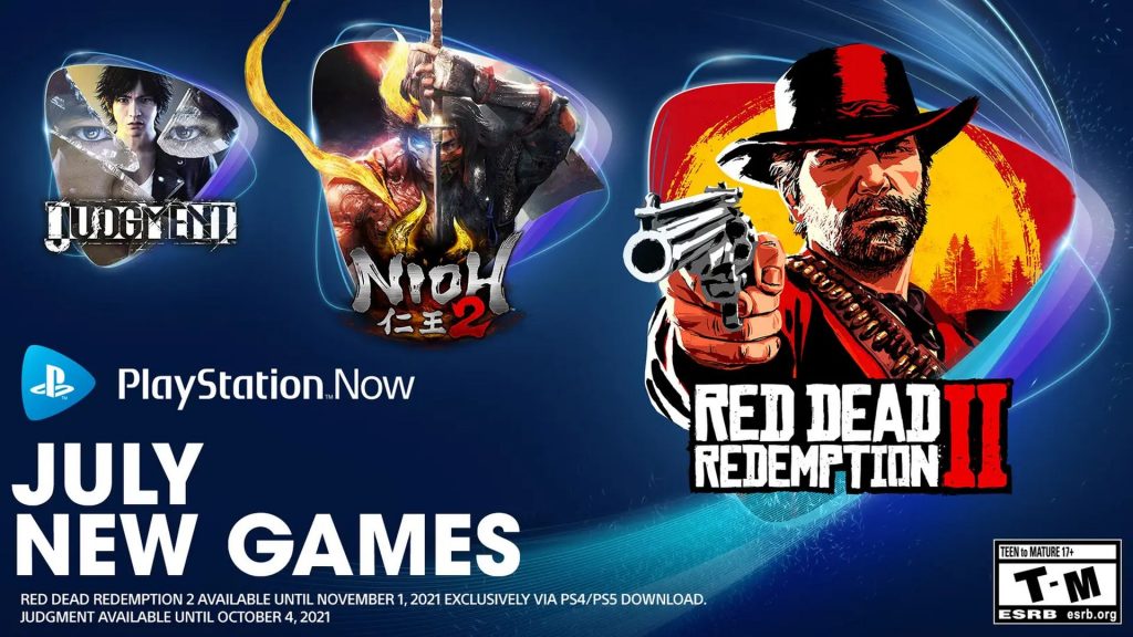 PlayStation Now Nioh 2 Judgment en Red Dead Redemption 2 1024x576