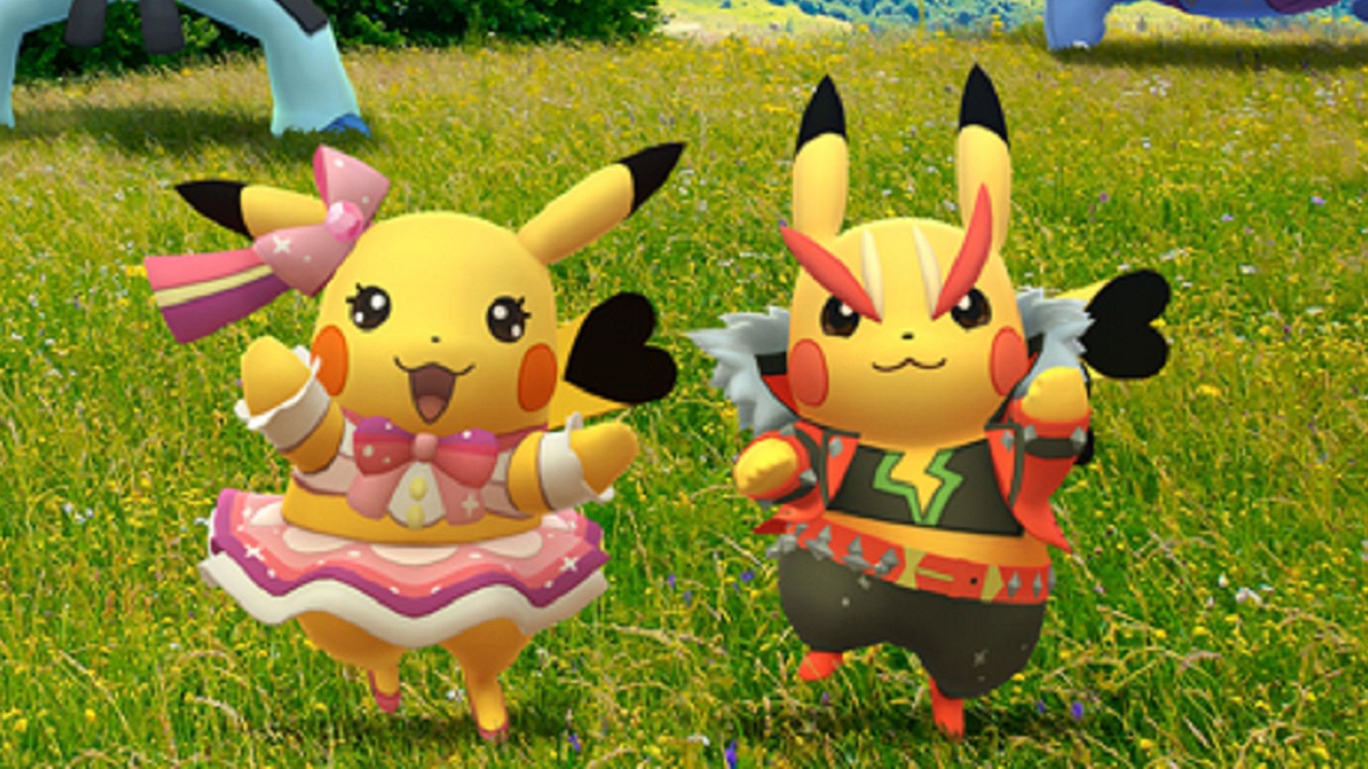 პოპ როკ ვარსკვლავი Pikachu=pokemon Go Fest Theloadout