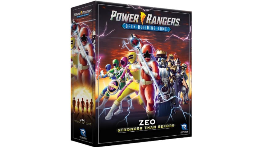 ภาพกล่องสำหรับส่วนเสริม Zeo ของเกม Power Rangers The Deck Building