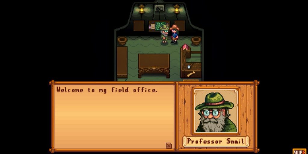 Stardew Valley Field Office Cutscene