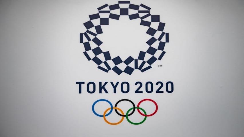 Logo der Olympischen Spiele 2020 in Tokio