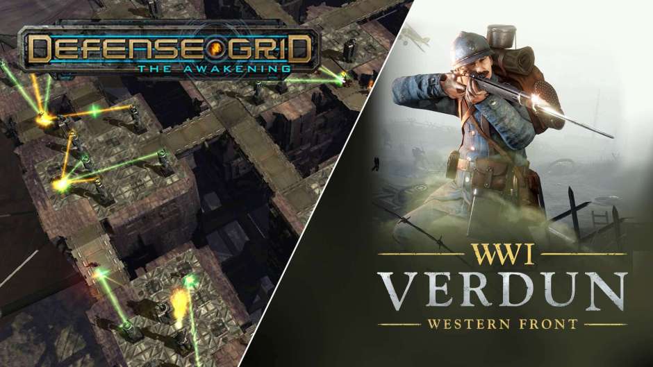 „Verdun“ ir „Defense Grid: The Awakening“ yra nemokami „Epic Games Store“.