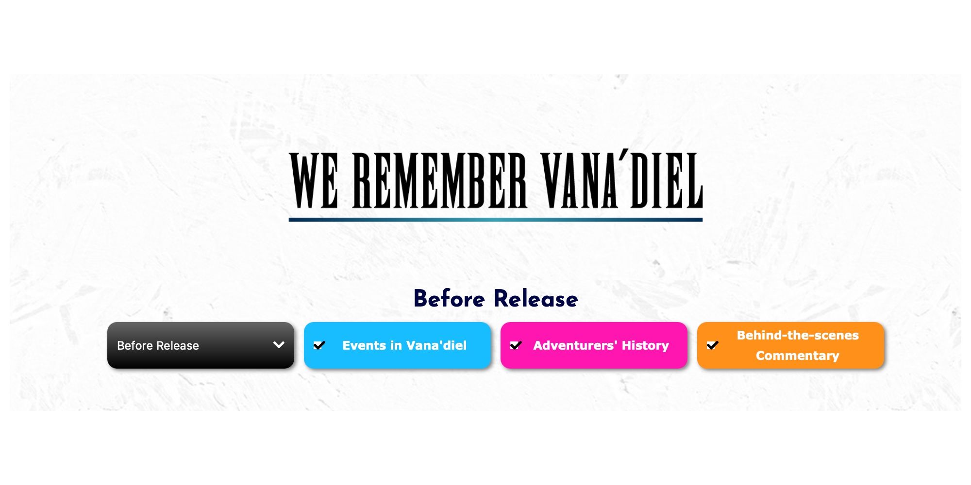 We Remember Vanadiel