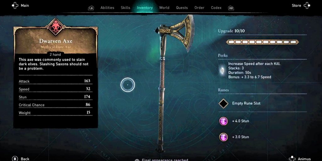 Ac Valhalla Dwarven Dane Axe