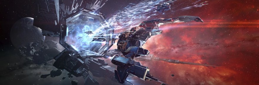 Eve Online Ship តម្រឹមជាមួយ Jump Thingy