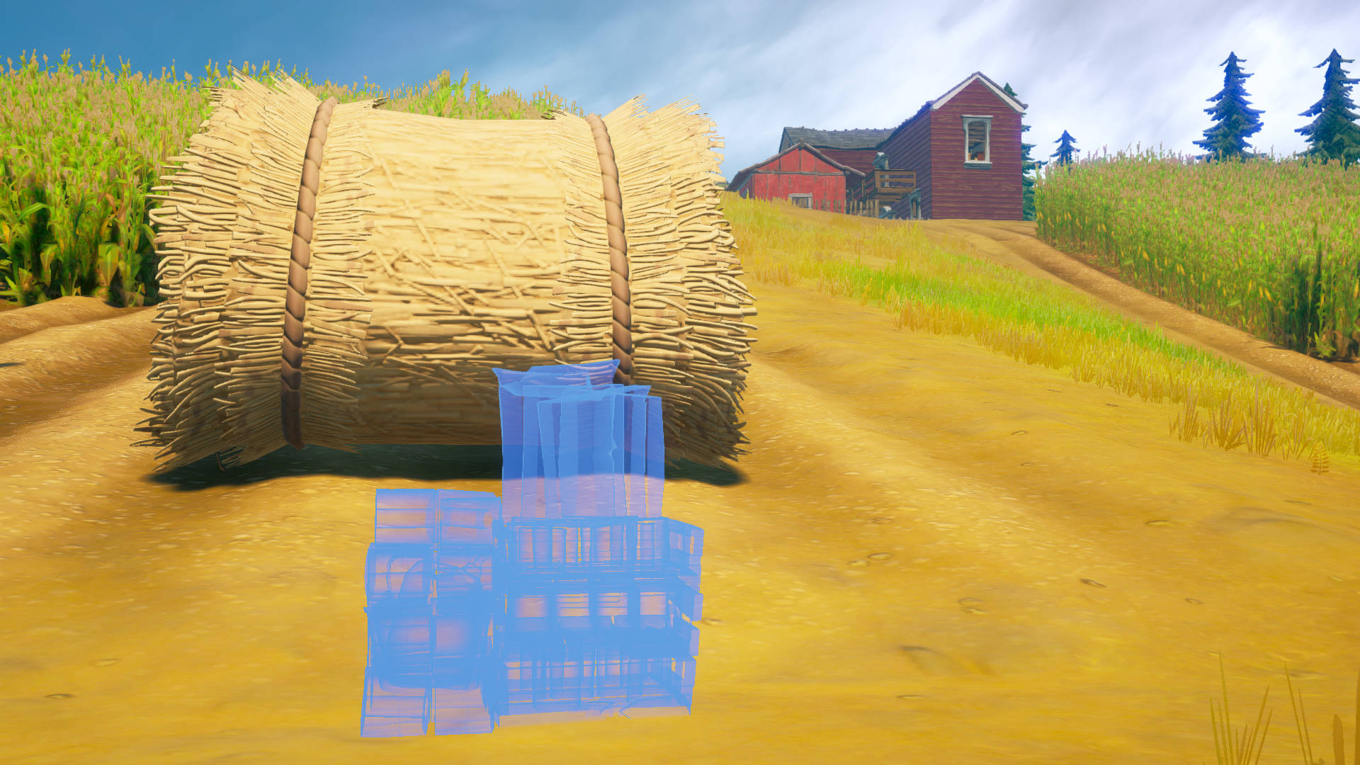 Where to place prepper supplies in Hayseed’s Farm in Fortnite