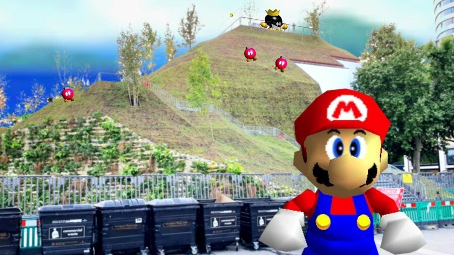 Холм в Мраморной арке + Марио