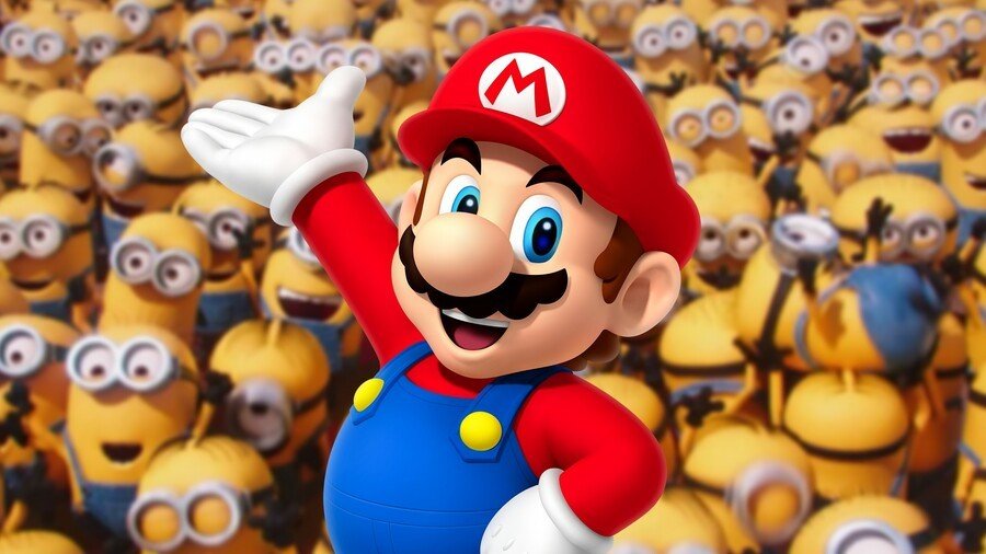 Minions आणि Mario.900x