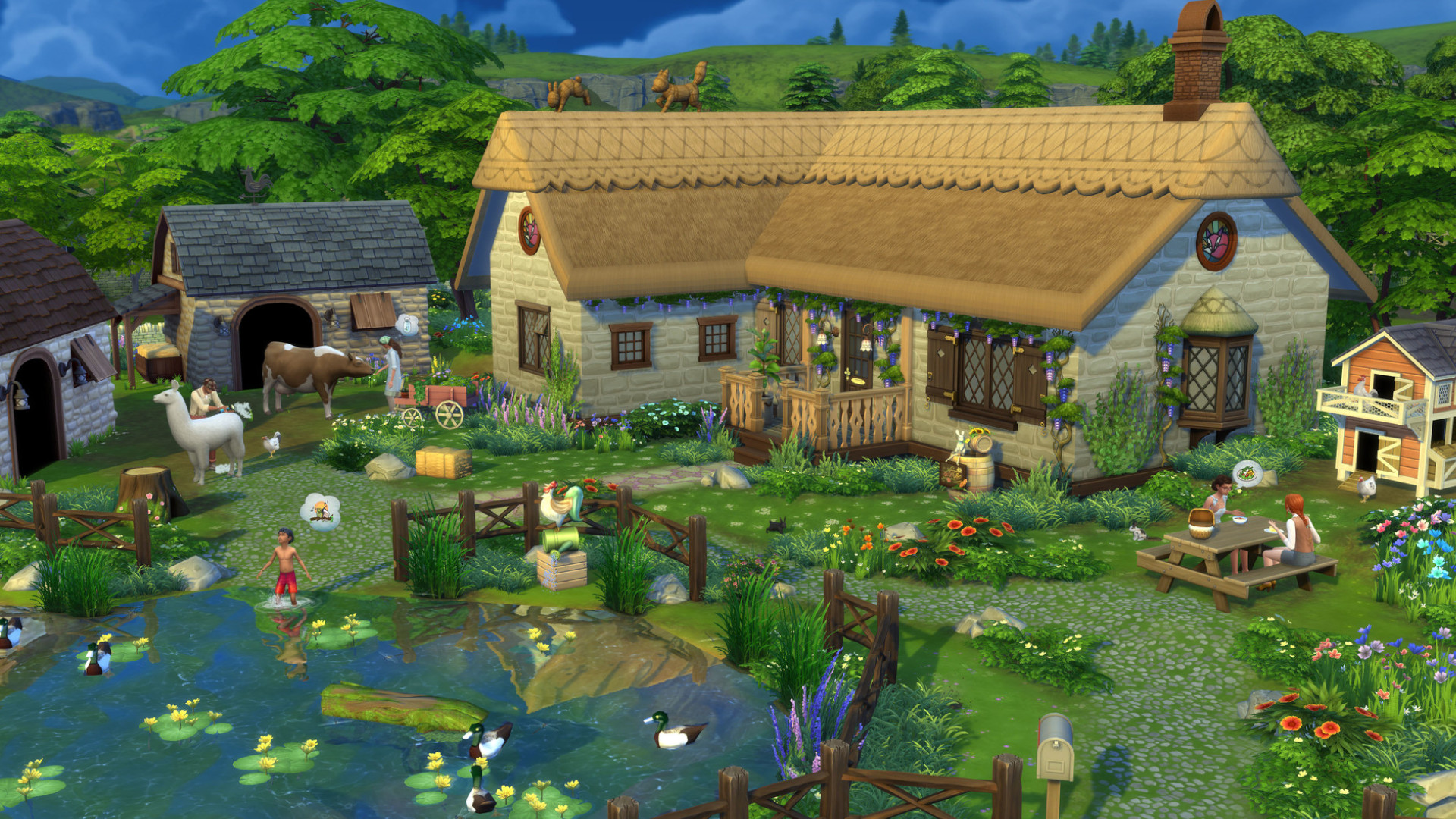 The Sims 4 finally has a pond tool (and alligators)