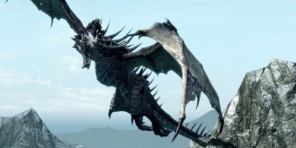 Skyrim Dragon Attack